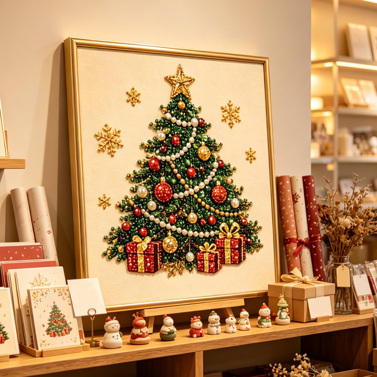 Waxing Kit Home - Christmas DIY Pearl Art Painting Set