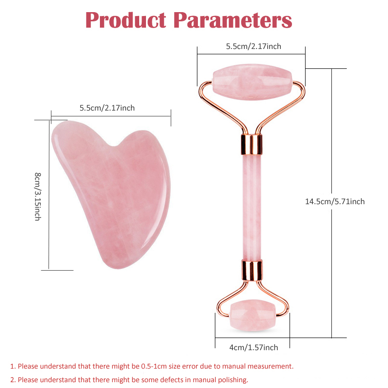 Natural Rose Quartz Jade Rolle - Jade Roller Stone review and price