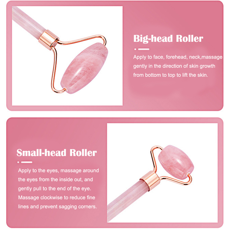 Natural Rose Quartz Jade Rolle - Jade Roller Stone review and price