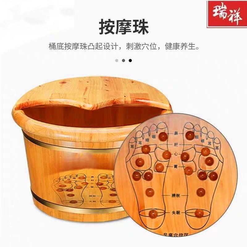 Cedar Wood Foot Soaking Bucket - Spa & Wellness Joule review and price