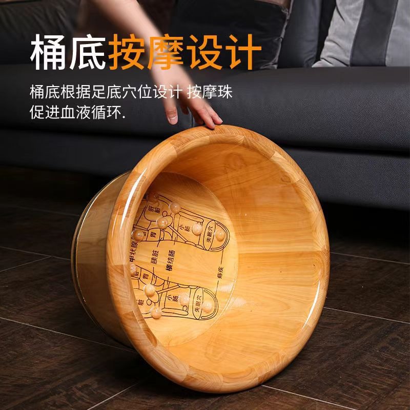 Cedar Wood Foot Soaking Bucket - Spa & Wellness Joule review and price