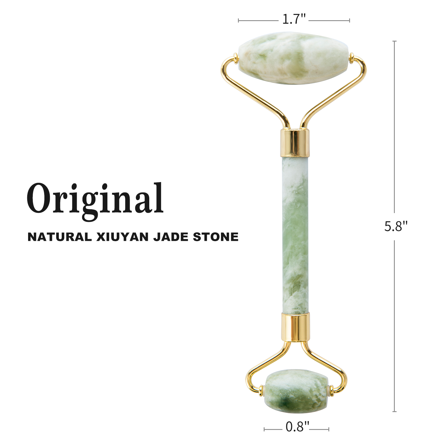Jade Roller Natural Stone Face - Jade Roller Stone review and price