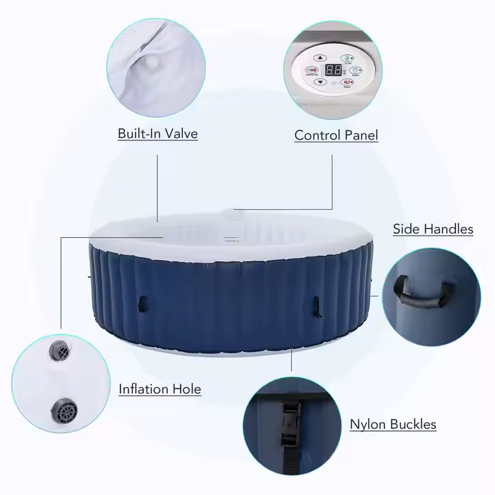 Outdoor Use 6 Person Round Inf - Spa & Wellness Joule review and price