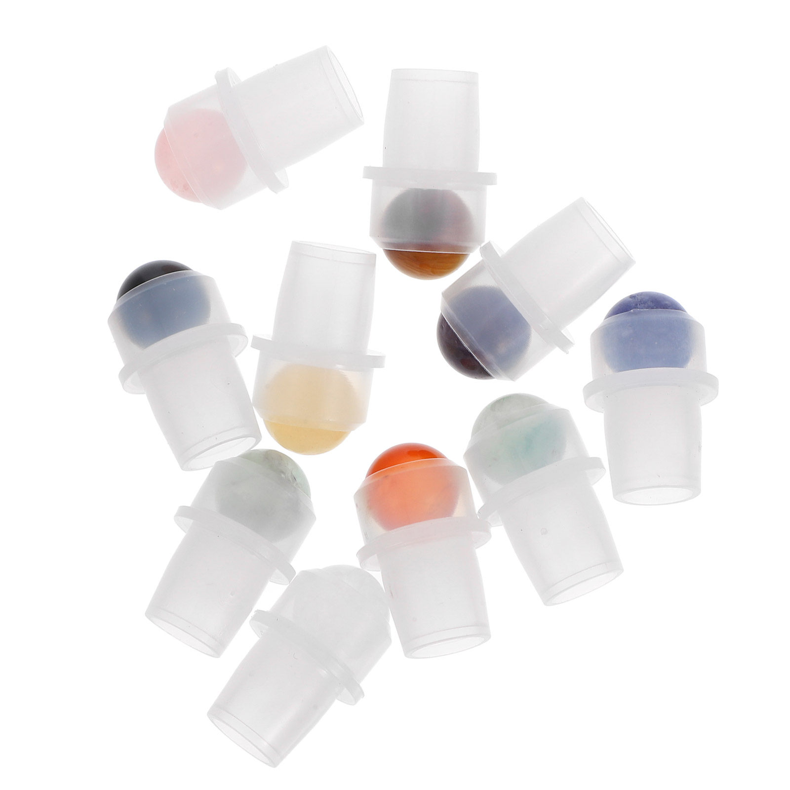 10Pcs Essential Oil Bottle Rol - Jade Roller Stone review and price