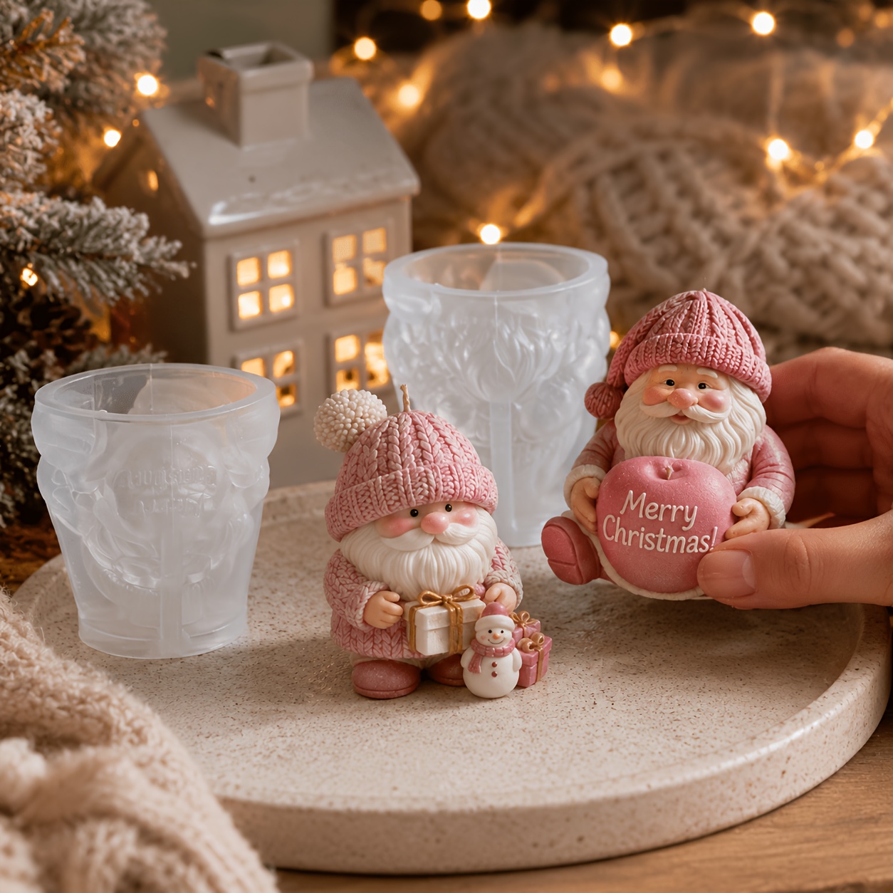 Xmas Holiday Gnome Silicone Ca - Waxing Kit Home review and price