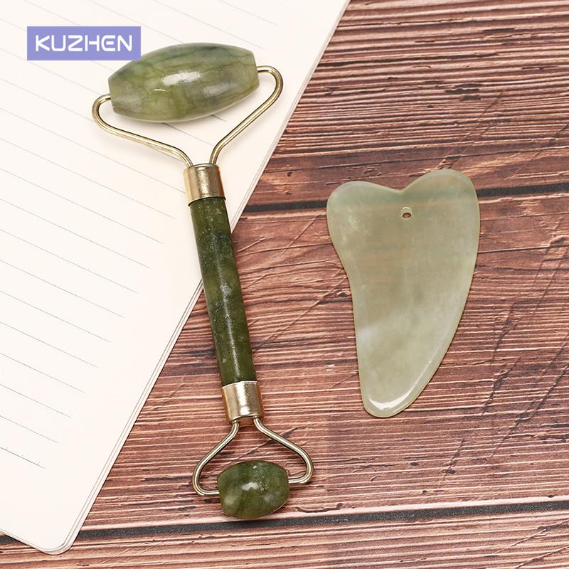 Facial Roller Natural Jade Qua - Jade Roller Stone review and price