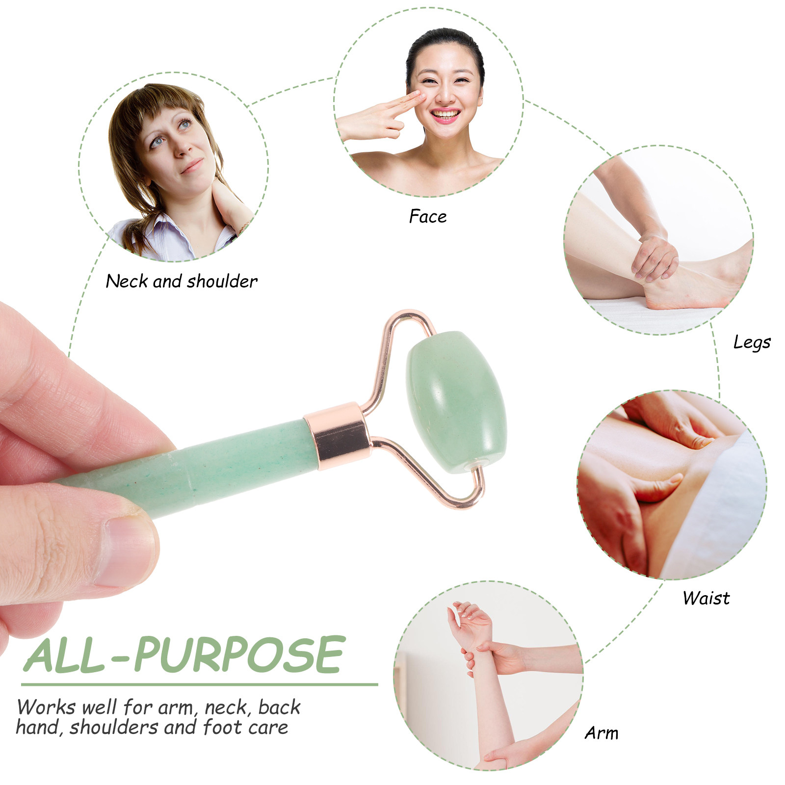 Jade Stone Roller Massage Tool - Jade Roller Stone review and price